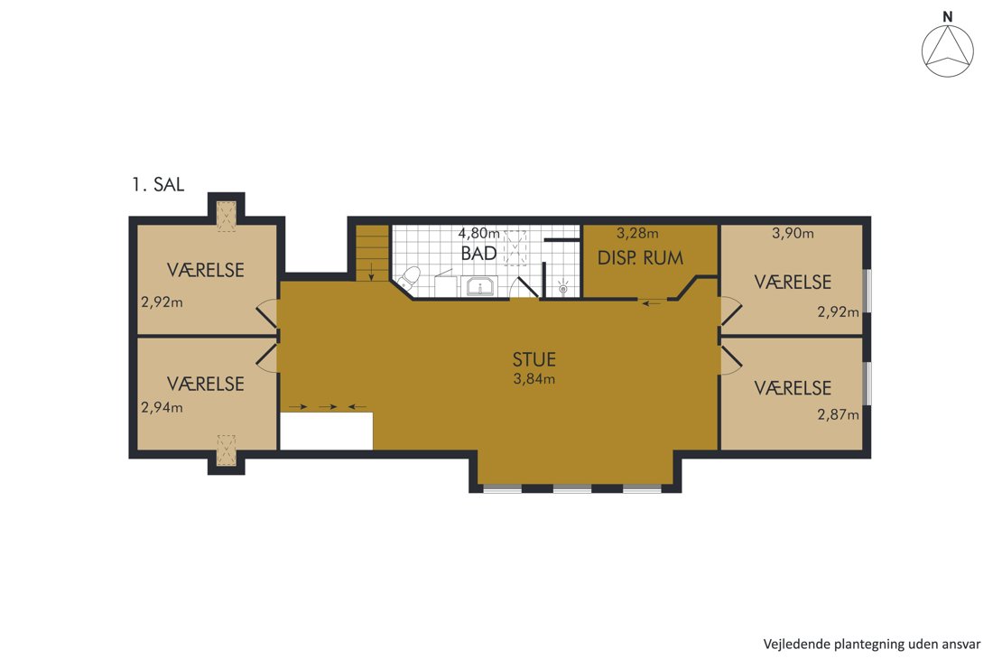 Drævtvej 4, 6771 Gredstedbro - Plantegning