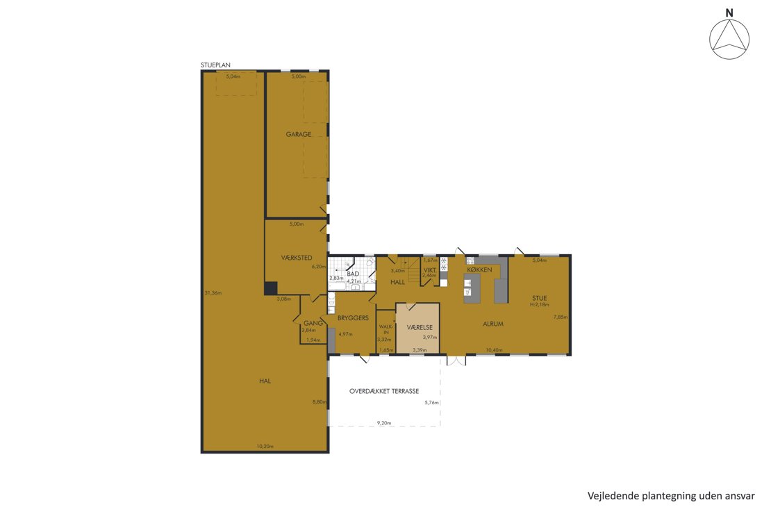 Drævtvej 4, 6771 Gredstedbro - Plantegning