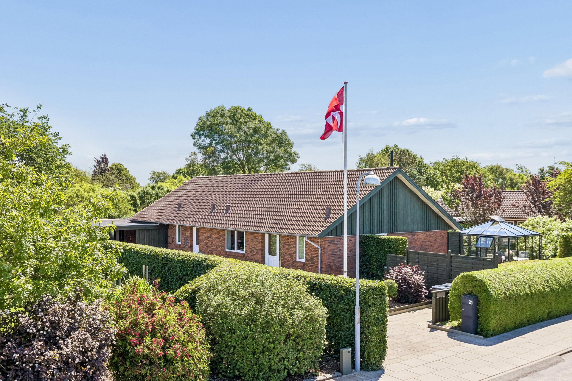 Velholdt villa i Øster Vedsted